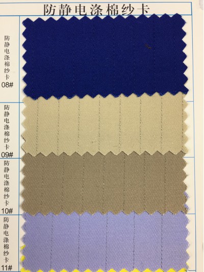  GZ-YGTI  防靜電滌棉紗卡   T/C 65:35  128*60    21*16 細節-3